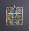 Rectangular Enameled Berber Pendant (Large)
