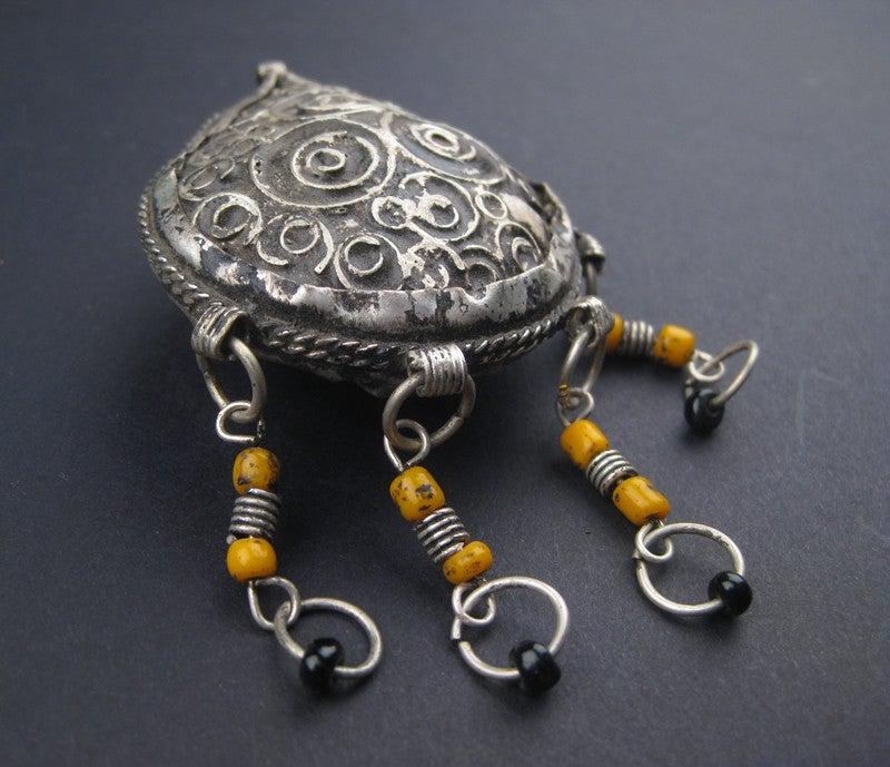 Vintage Fancy Berber Pendant (Small) - The Bead Chest