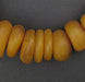 Amber Color Round Moroccan Horn Beads - The Bead Chest