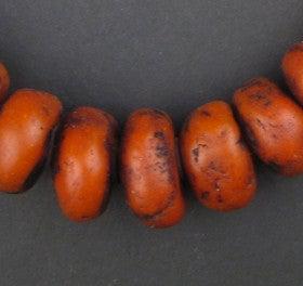 Moroccan Coral Amber Resin Beads - The Bead Chest