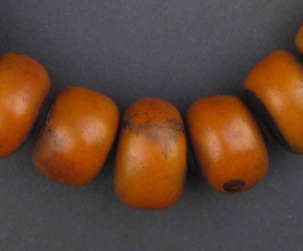Moroccan Amber Resin Beads (Graduated) - The Bead Chest