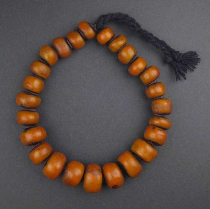 Moroccan Amber Resin Beads (Graduated) - The Bead Chest