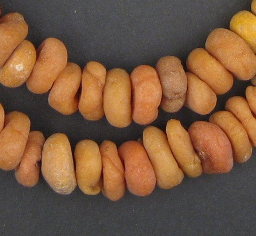 Moroccan Tangerine Resin Beads (Small) - The Bead Chest