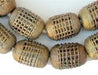 Brass Filigree Beads (Round, Cylindrical) - The Bead Chest