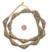 Striated Sun Brass Filigree Elbow Beads (40x12mm) - The Bead Chest