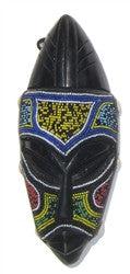 African Ghana Beaded Mask - The Bead Chest