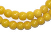 Amber Round Padre Beads