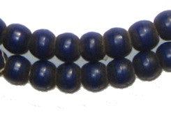 Navy Blue Padre Beads (8mm) - The Bead Chest