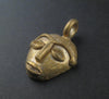 Traditional Mask Brass Pendant from Africa