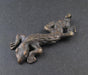 Lizard Brass Pendant from Africa - The Bead Chest