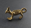 Fox Brass Pendant from Africa