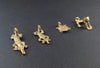 Amphibious Pack of Ghana Brass Pendants (4 pieces)