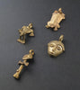 4 Piece Variety Bundle of Ghana Brass Pendants