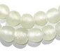 Clear Recycled Glass Beads (14mm) - The Bead Chest