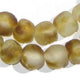 Brown Swirl Recycled Glass Beads (14mm) - The Bead Chest