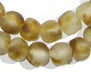 Brown Swirl Recycled Glass Beads (14mm) - The Bead Chest