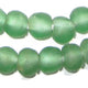 Light Green Recycled Glass Beads (14mm) - The Bead Chest
