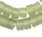Sea Green Recycled Glass Beads (Tabular) - The Bead Chest