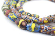 Oval Antique Venetian African Millefiori Trade Beads - The Bead Chest