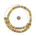 Kumasi Medley Fused Rondelle Recycled Glass Beads (11mm) - The Bead Chest