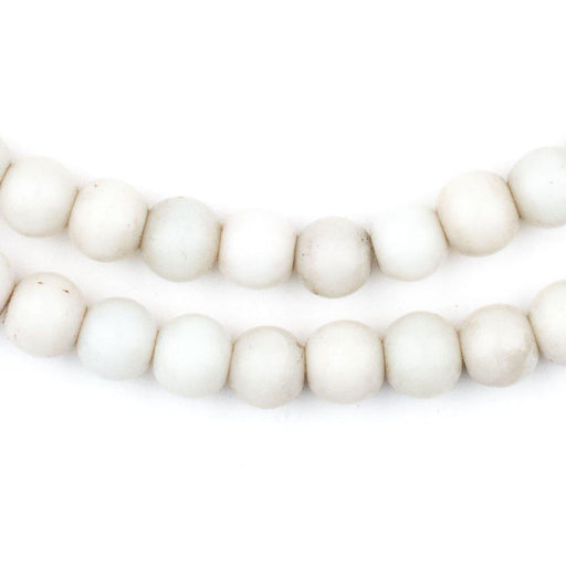 Round White Padre Beads (8mm)