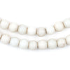 Round White Padre Beads (8mm)
