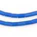 Cobalt Blue Ghana Glass Cylinder Beads (9x6mm) - The Bead Chest