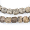 Fossilized Stegodon Stone Beads (10mm)
