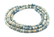 Ancient Djenne Nila Blue Glass Beads (Long Strand) - The Bead Chest