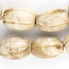 Striped Melon Vintage Naga Shell Beads (26x18mm)