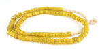 Old Semi-Translucent Yellow Padre Beads - The Bead Chest