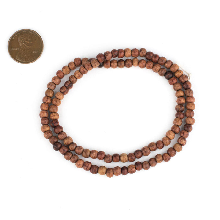Rosewood Beads (4x5mm) - The Bead Chest