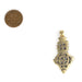 Brass Ethiopian Coptic Cross (44x22mm) - The Bead Chest