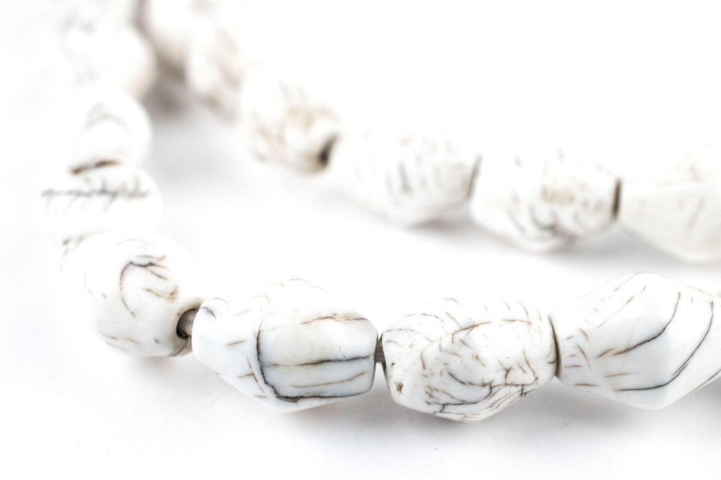 Naga Shell Bicone Beads (12x9mm) - The Bead Chest