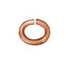 3x2mm Copper Oval Jump Rings (Approx 500 pieces)