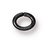 3x2mm Black Oval Jump Rings (Approx 500 pieces) - The Bead Chest