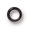 TierraCast 4mm Black Round Jump Rings (Approx 500 pieces)