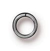TierraCast 4mm White Bronze Plated Round Jump Rings (Approx 500 pieces)