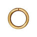 TierraCast 6mm Gold Plated Round Jump Rings (Approx 100 pieces) - The Bead Chest