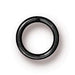 TierraCast 6mm Black Round Jump Rings (Approx 100 pieces) - The Bead Chest