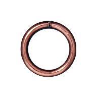 TierraCast 6mm Copper Round Jump Rings (Approx 100 pieces) - The Bead Chest