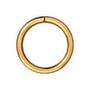 TierraCast 8mm Gold Plated Round Jump Rings (Approx 100 pieces)