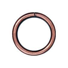 TierraCast 8mm Copper Round Jump Rings (Approx 100 pieces) - The Bead Chest