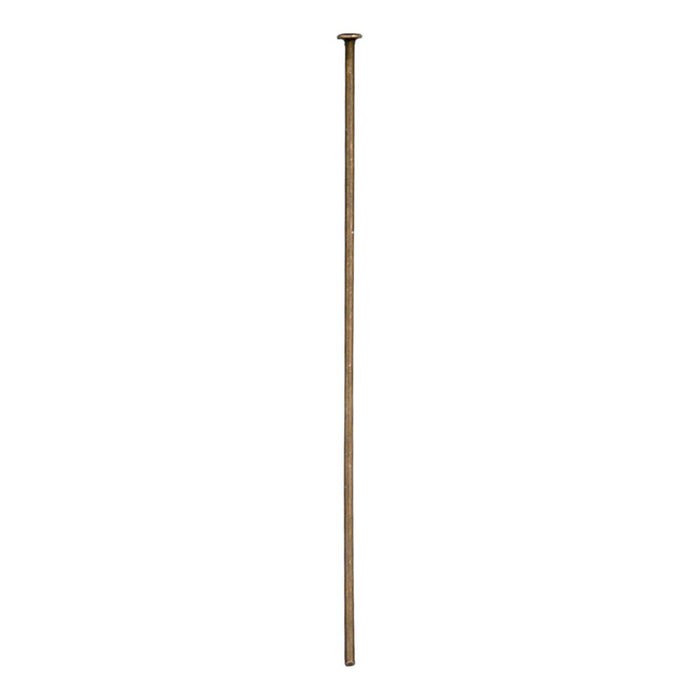 Antiqued Brass 21 Gauge 2 Inch Head Pins (Approx 50 Pieces) - The Bead Chest
