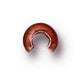 3mm Antiqued Copper Crimp Covers (100 pieces) - The Bead Chest