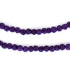 Purple Volcanic Lava Beads (4mm)