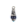 Lapis Silver Capped Locket Pendant (28x10mm)