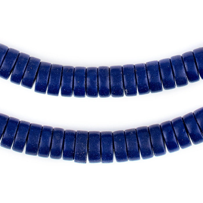 Cobalt Blue Vintage Prosser Button Beads (9mm) - The Bead Chest