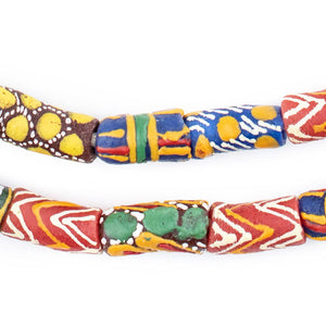 Rainbow Mix Krobo Powder Glass Beads
