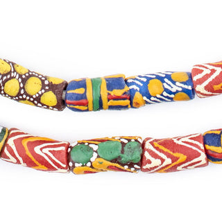 Rainbow Mix Krobo Powder Glass Beads